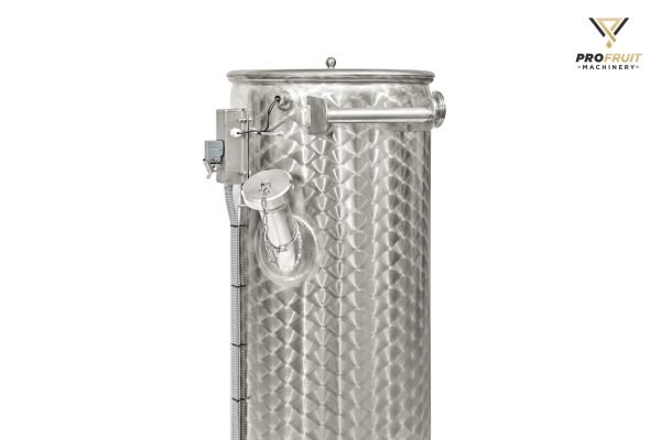 100 L Edelstahltank mit Sensoren und Mischer