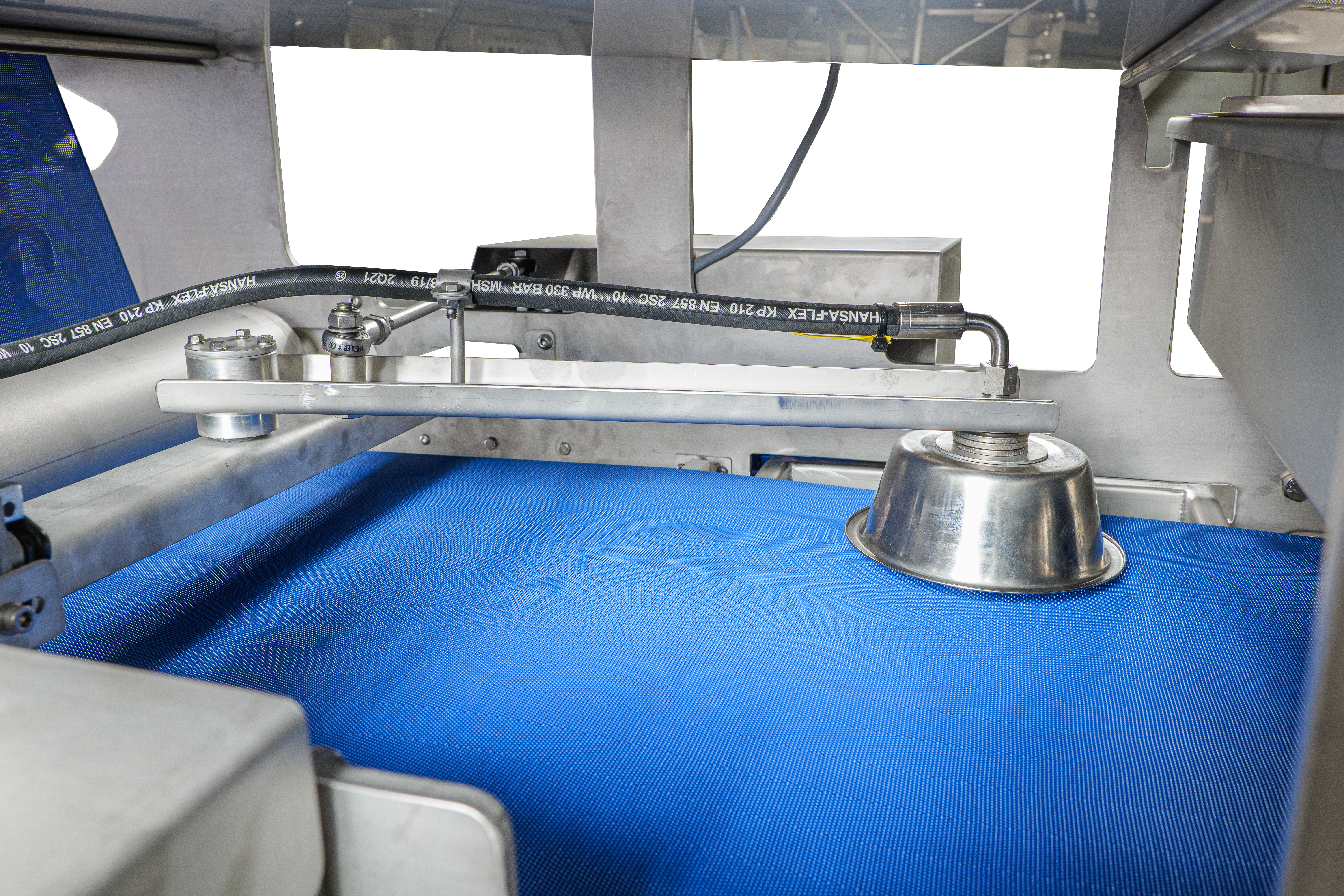 Die Bandwaschanlage der Bandpresse 1500