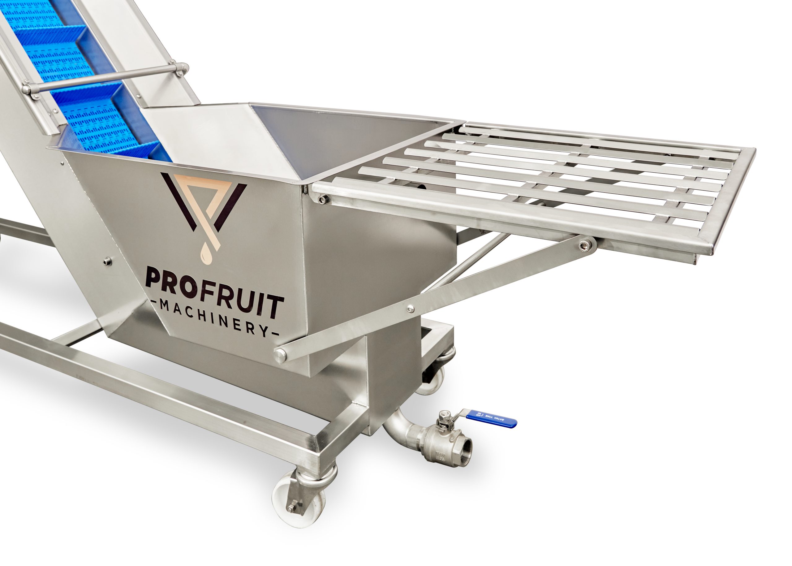 Wasch-/Mahlanlage für Obst- und Gemüse mit Aufzug MAXIMILL 1000