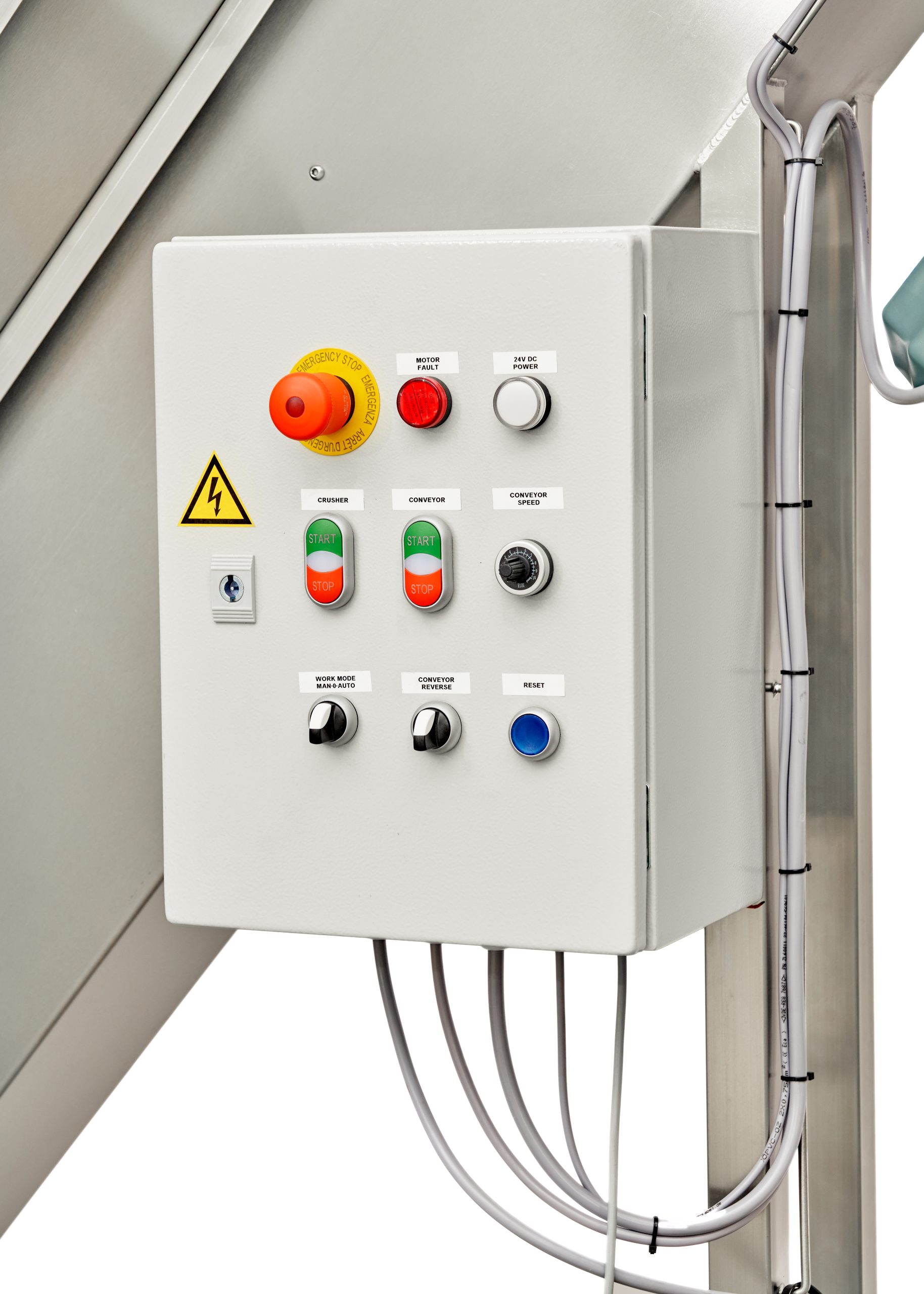 Wasch-/Mahlanlage für Obst- und Gemüse mit Aufzug MAXIMILL 1000