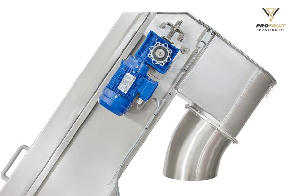 Obstwaschelevator zum Waschen und Transportieren verschiedener Früchte