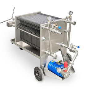 40x40 Plattenfilter mit Pumpe