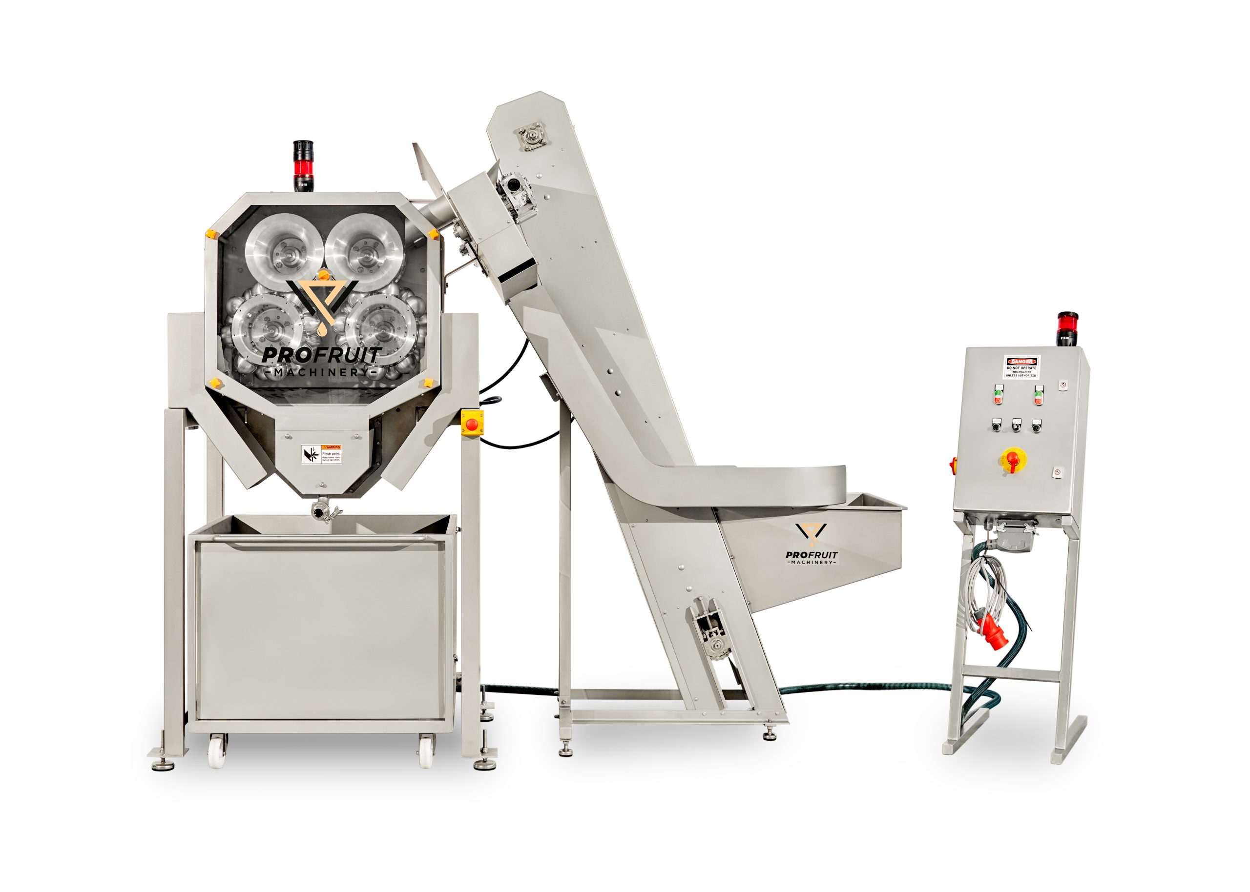 Industrielle Frontgesteuerte Zitruspresse | ProFruit Machinery