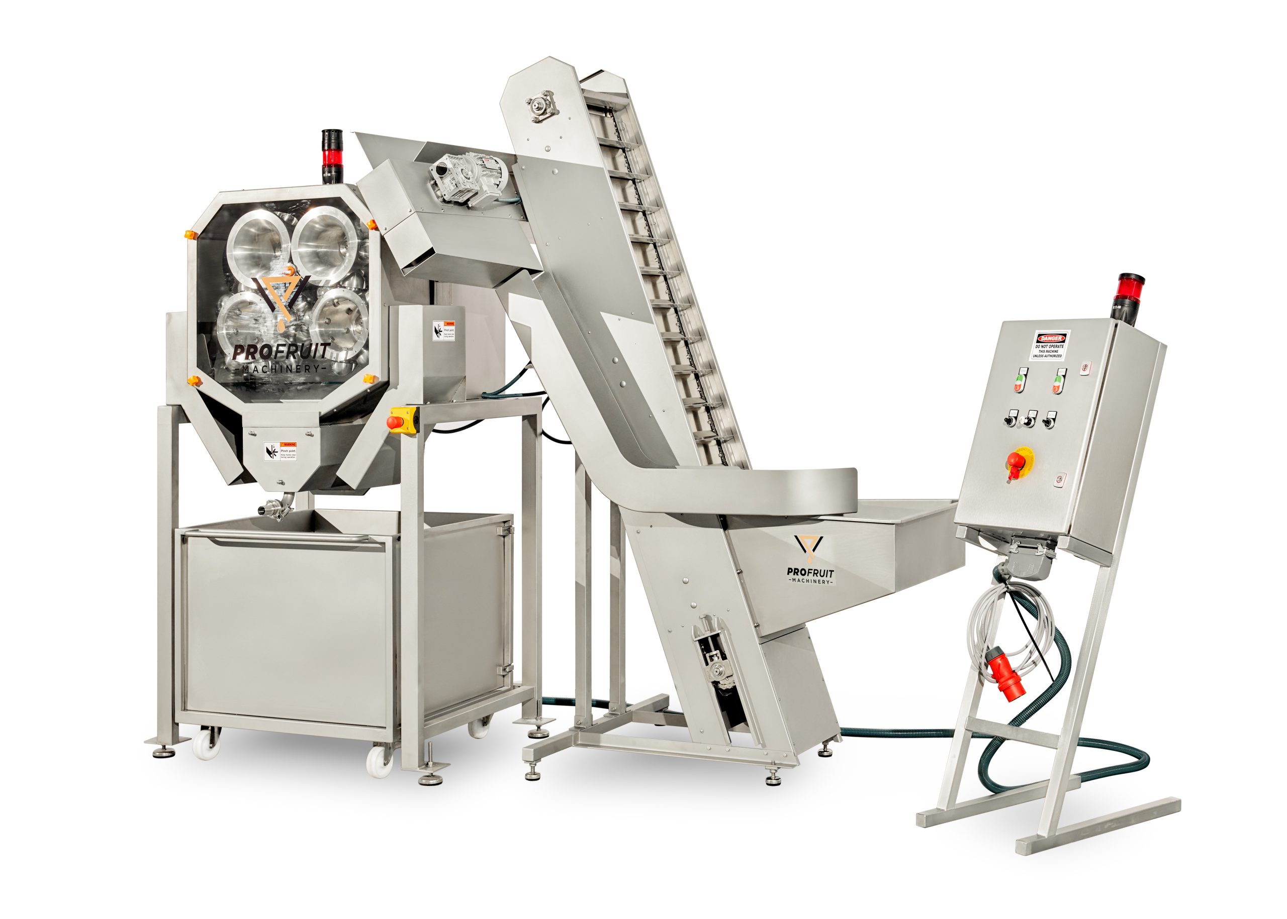 Industrielle Seite der Zitruspresse | ProFruit Machinery