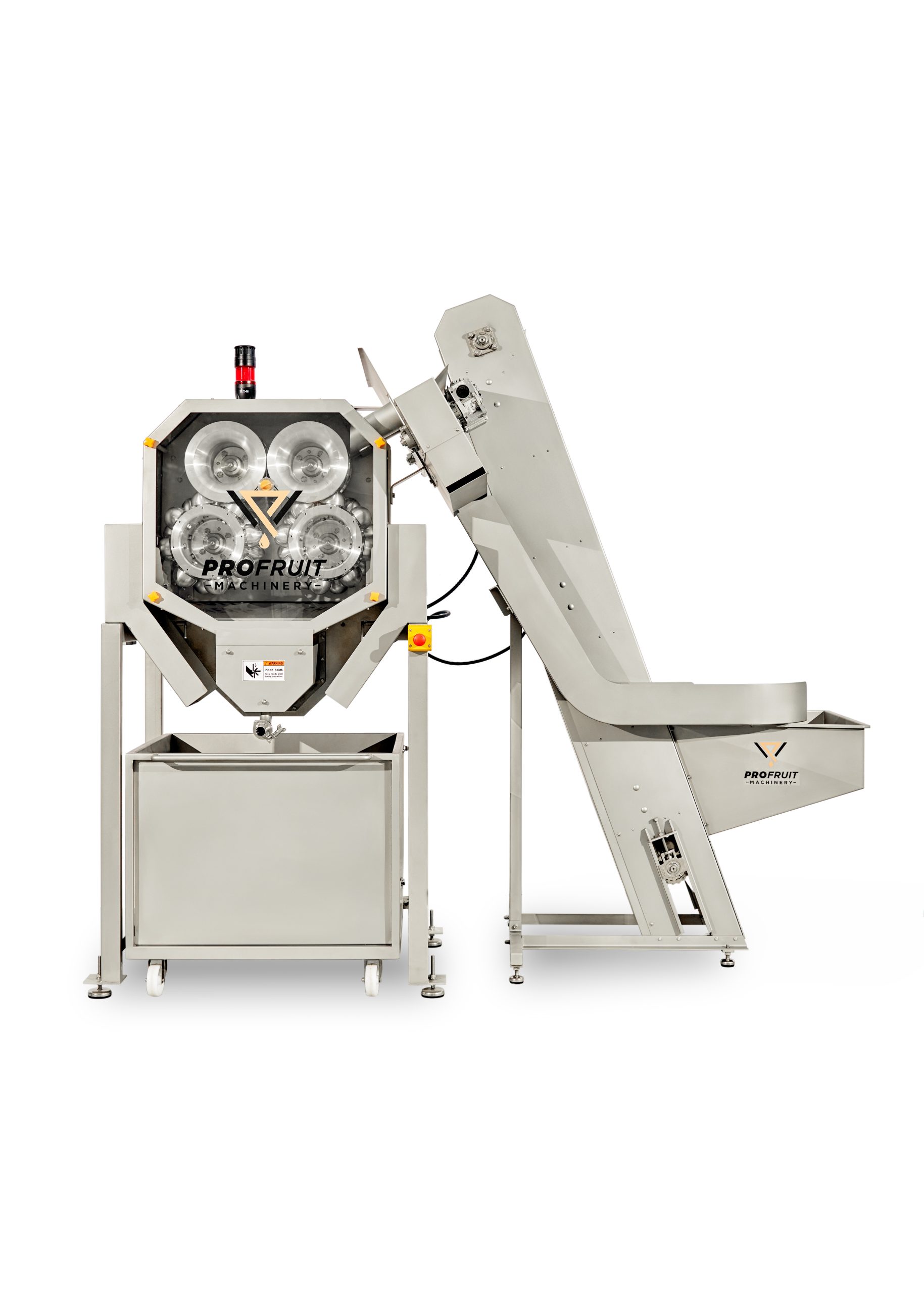 Industrielle Vorderseite der Zitruspresse | ProFruit Machinery