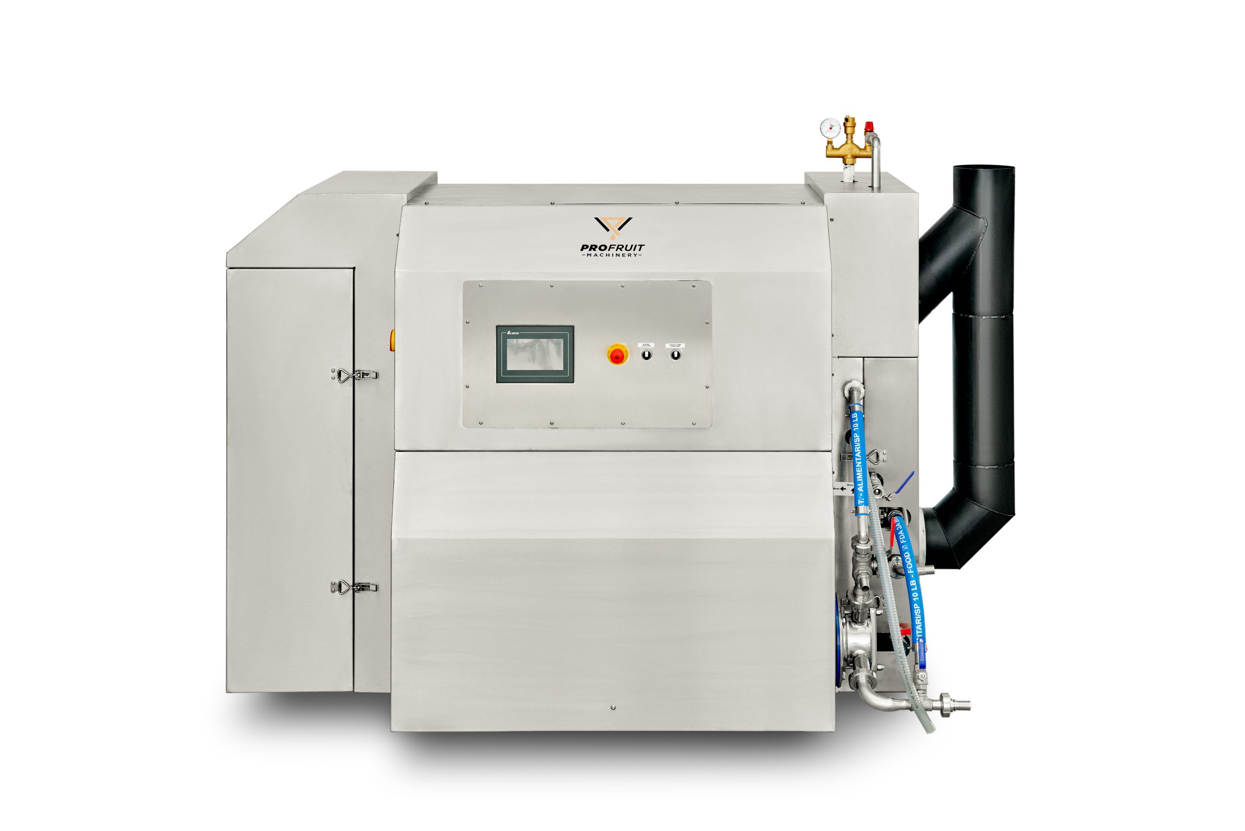 Frontansicht der Pasteurisieranlage HEAT 3000