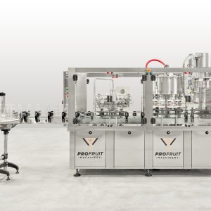 Triblock Spül, Füll und Verschließsystem Seitenansicht