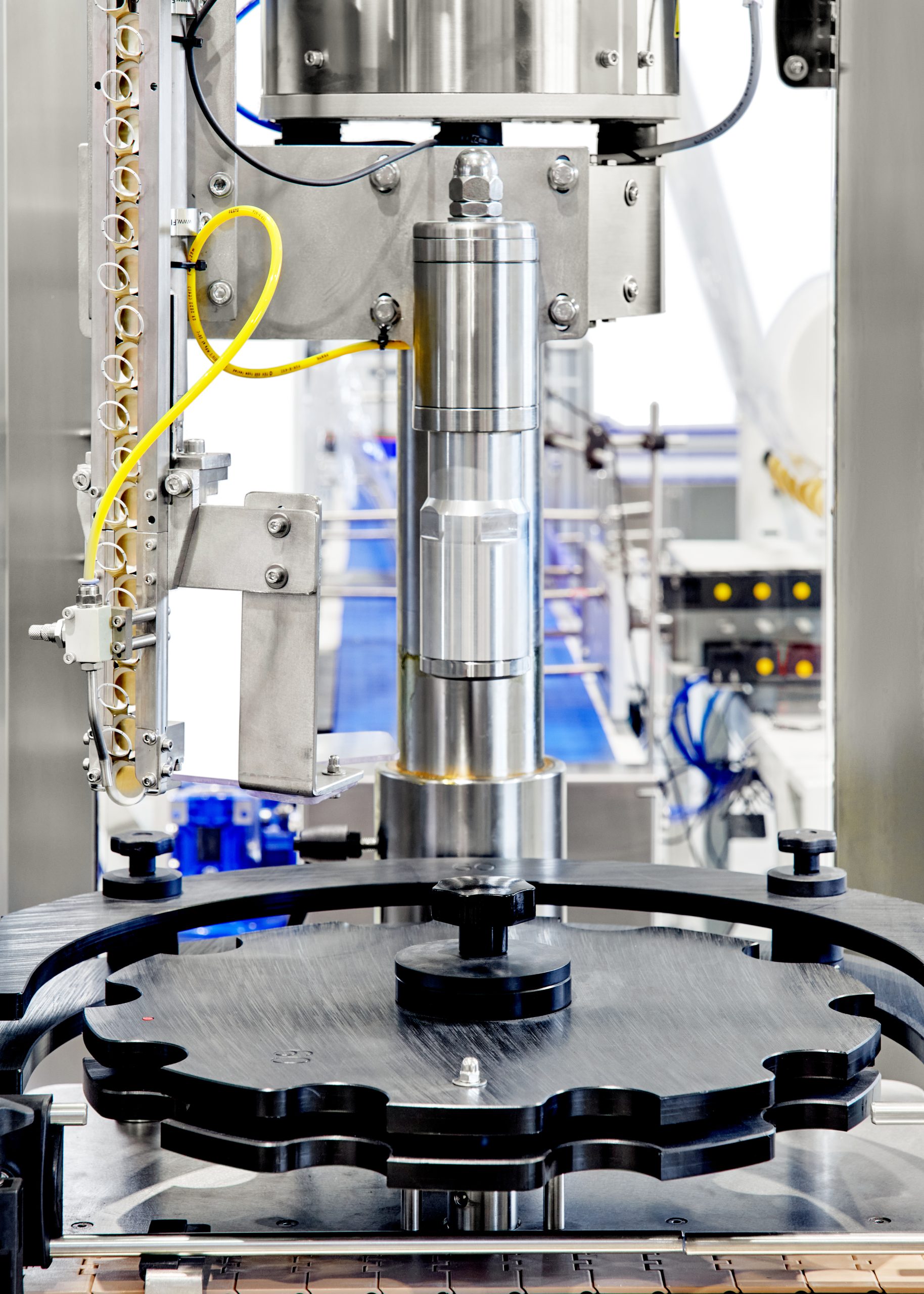 Verschließmaschine – Nahaufnahme