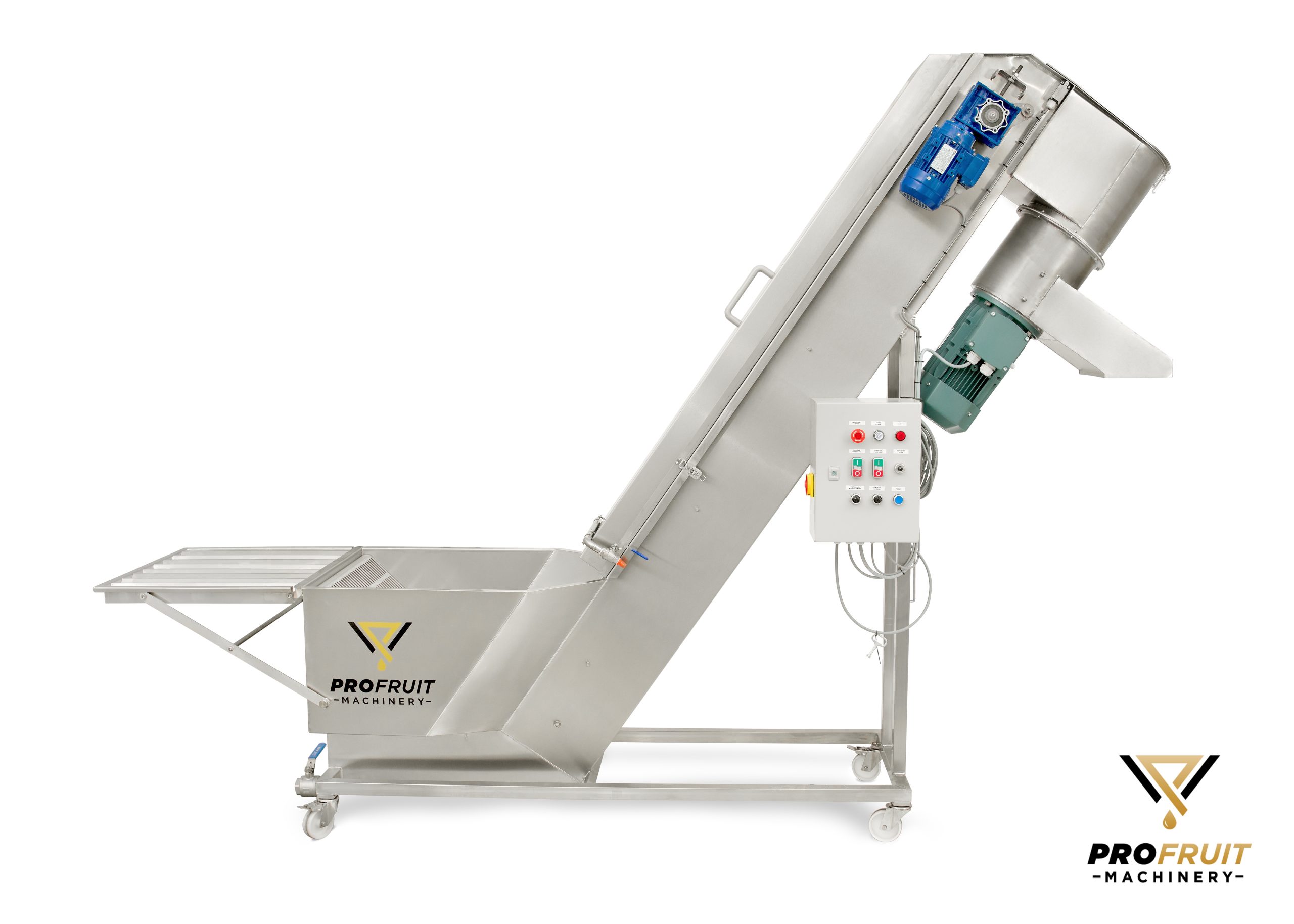 Wasch-/Mahlanlage für Obst- und Gemüse mit Aufzug MAXIMILL 3000