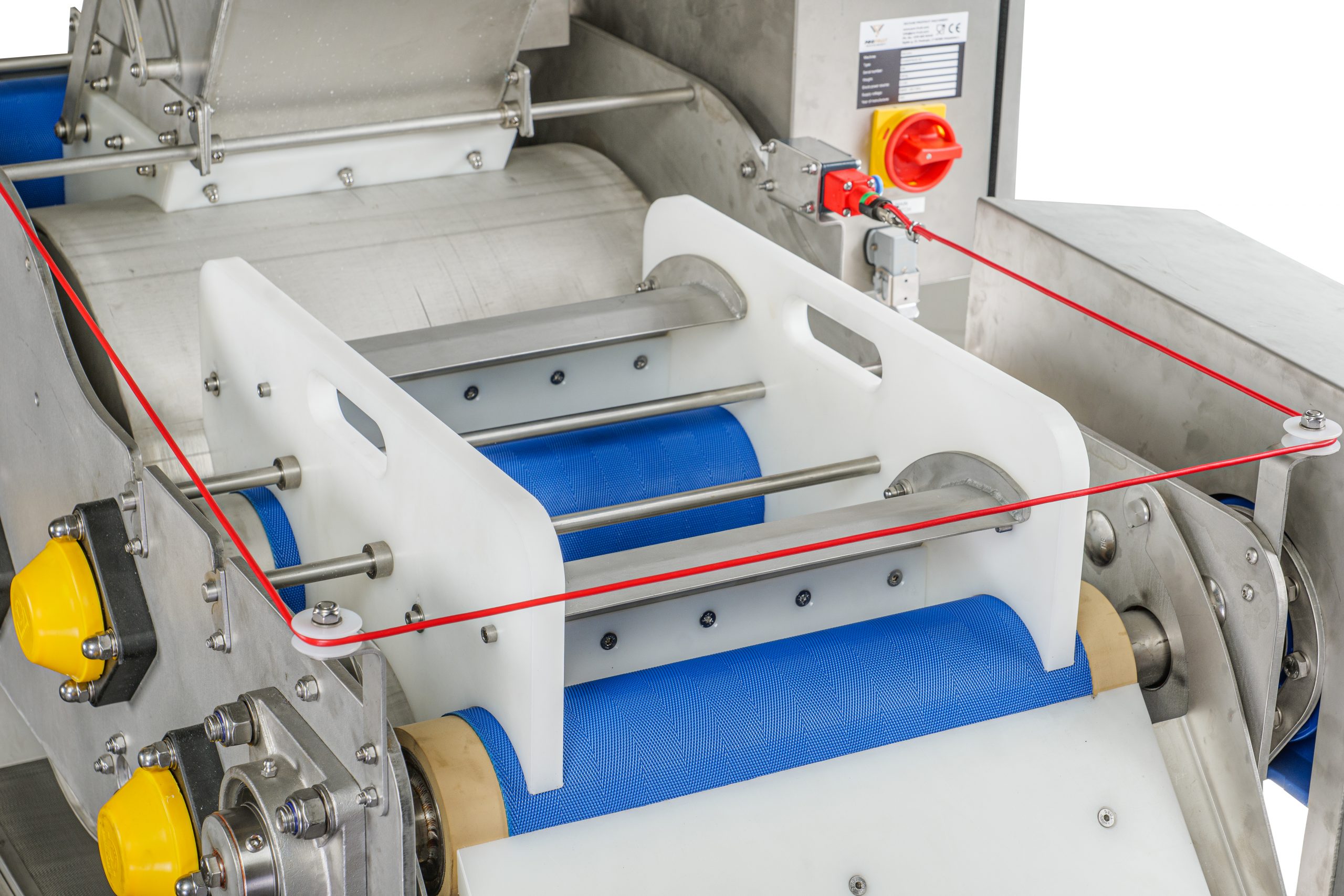 Zylinder der Bandpresse 400 aus der Nähe