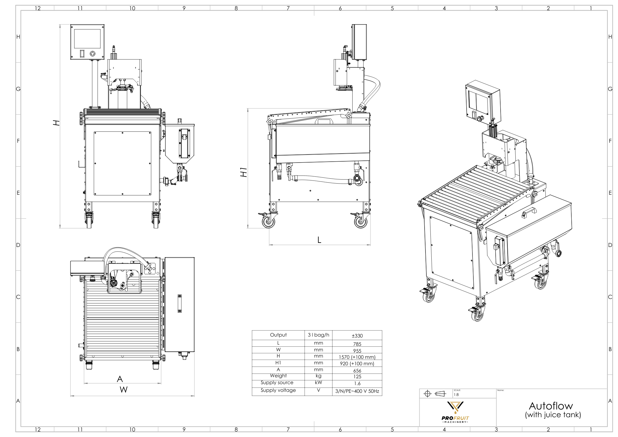 Automatischer Bag-in-Box- und Stand up Pouch-Abfüller AUTOFLOW - Image 12