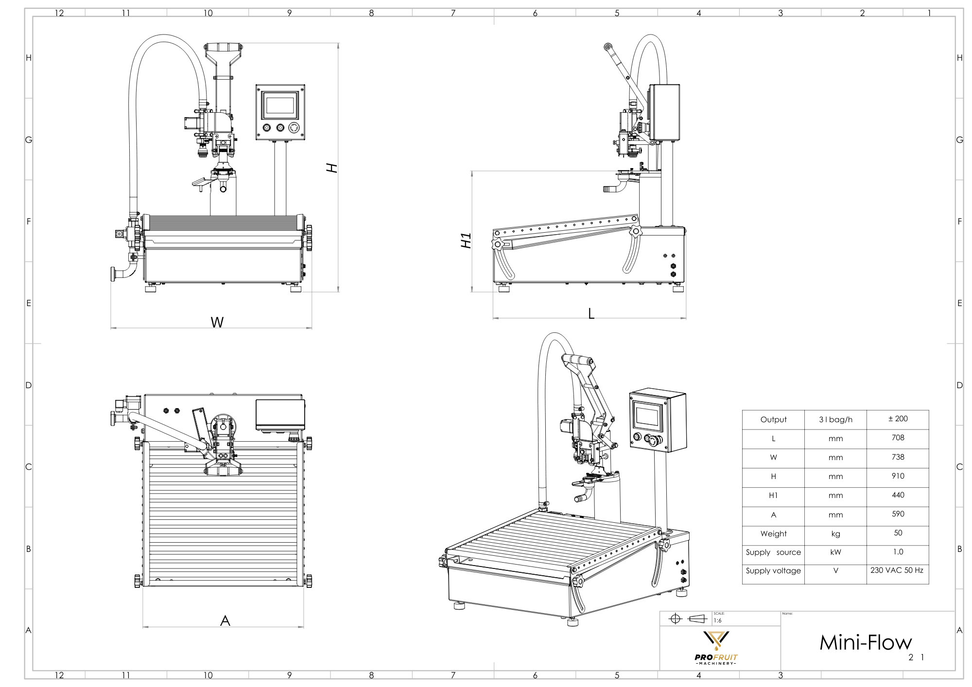 Tischversion Bag-in-Box-Füller MINIFLOW - Image 6