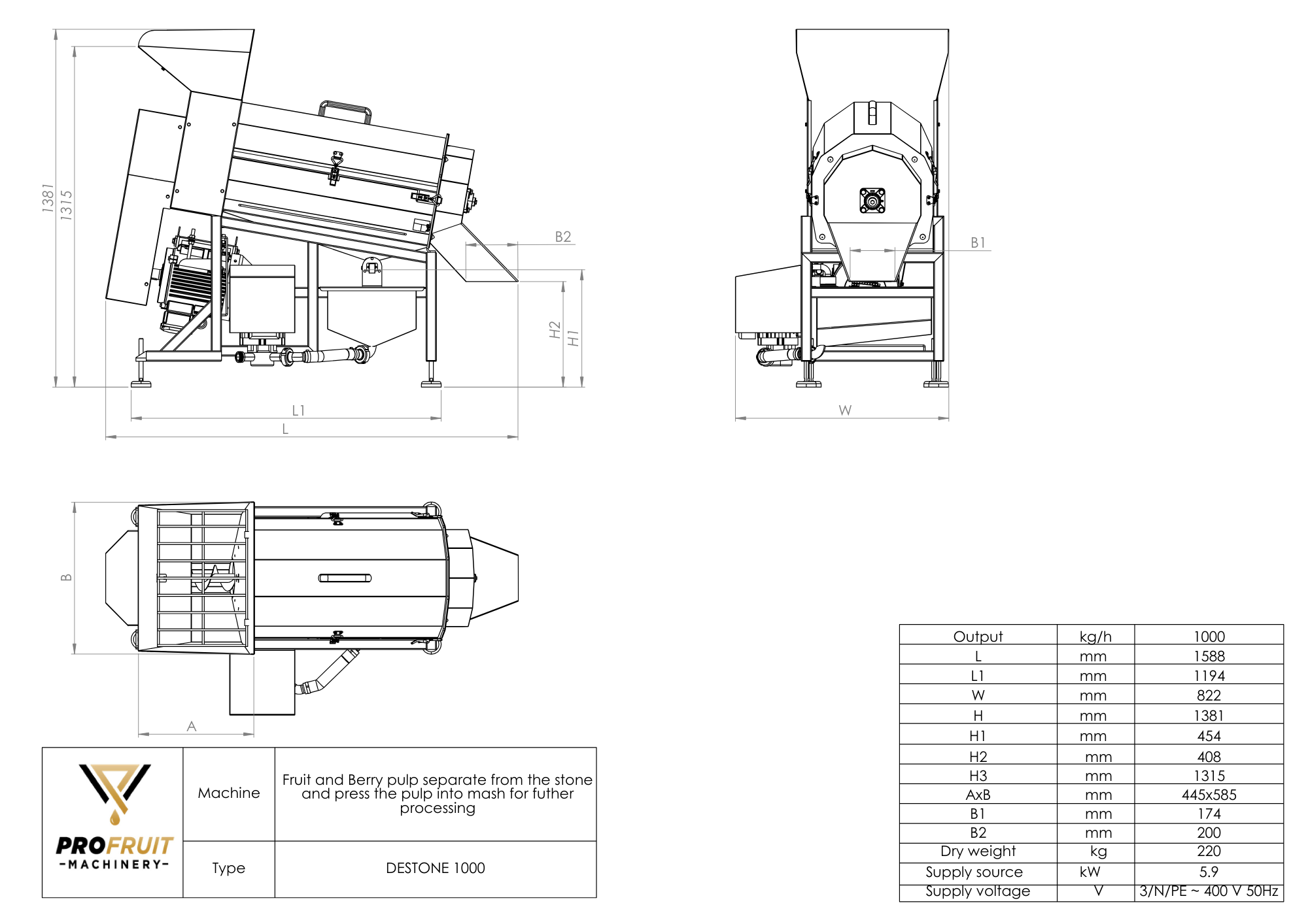 Entsteinanlage DESTONE 1000 - Image 12
