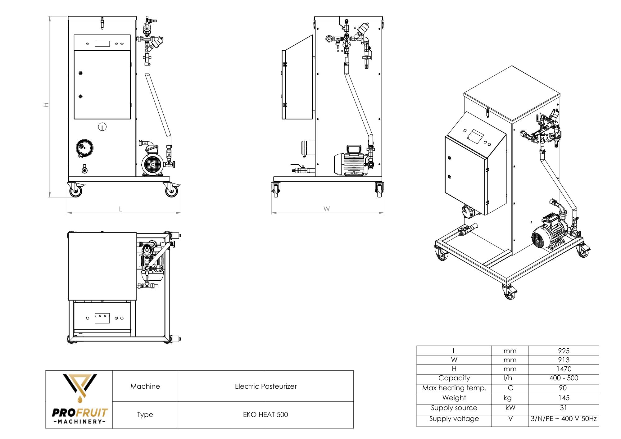 Elektrischer Pasteur ECO HEAT 500 - Image 9