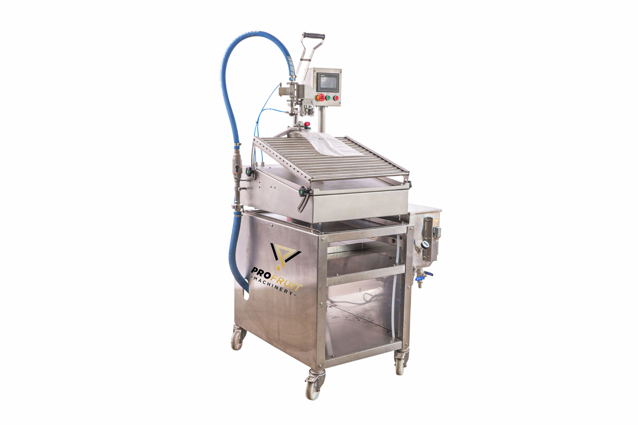 Halbautomatischer Bag-in-Box- und Stand up Pouch-Abfüller SEMIFLOW