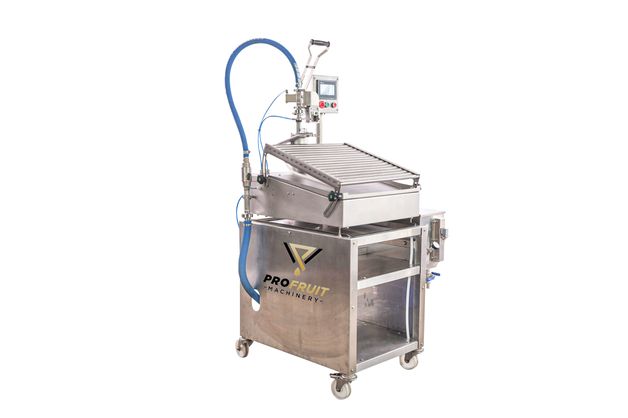 Halbautomatischer Bag-in-Box- und Stand up Pouch-Abfüller SEMIFLOW
